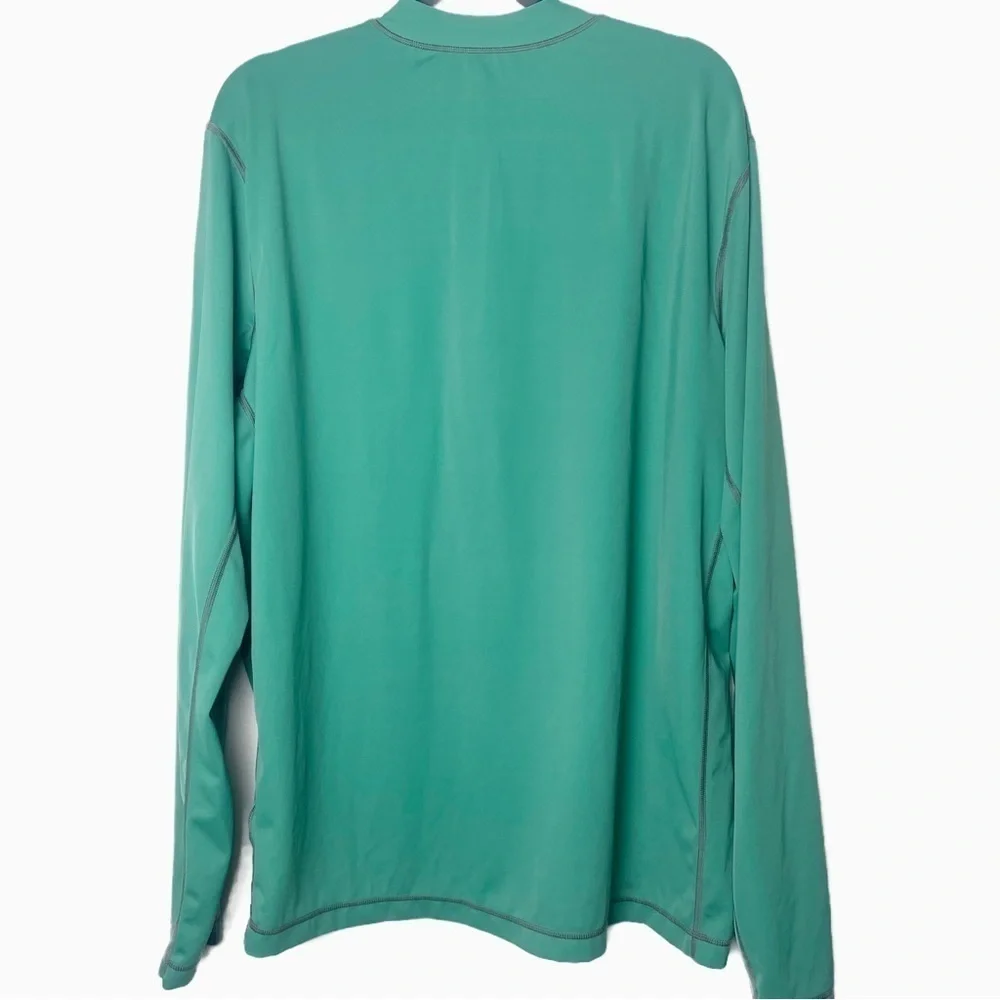 Lands End Unisex long sleeve plus size Rapid Dry Quarter Zip Pullover size XXL